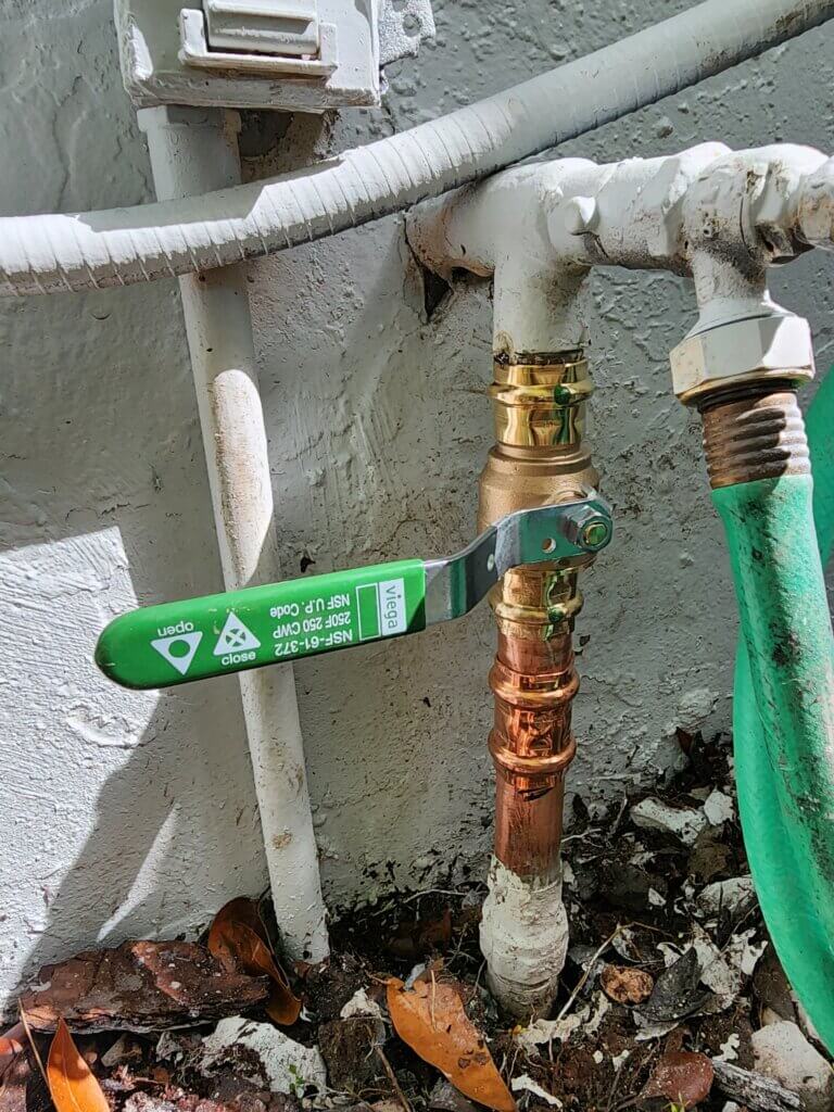 Copper Water Main Press On Valve Replacement