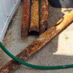 Old Cast Iron Sewer Line Remove From Customer's House