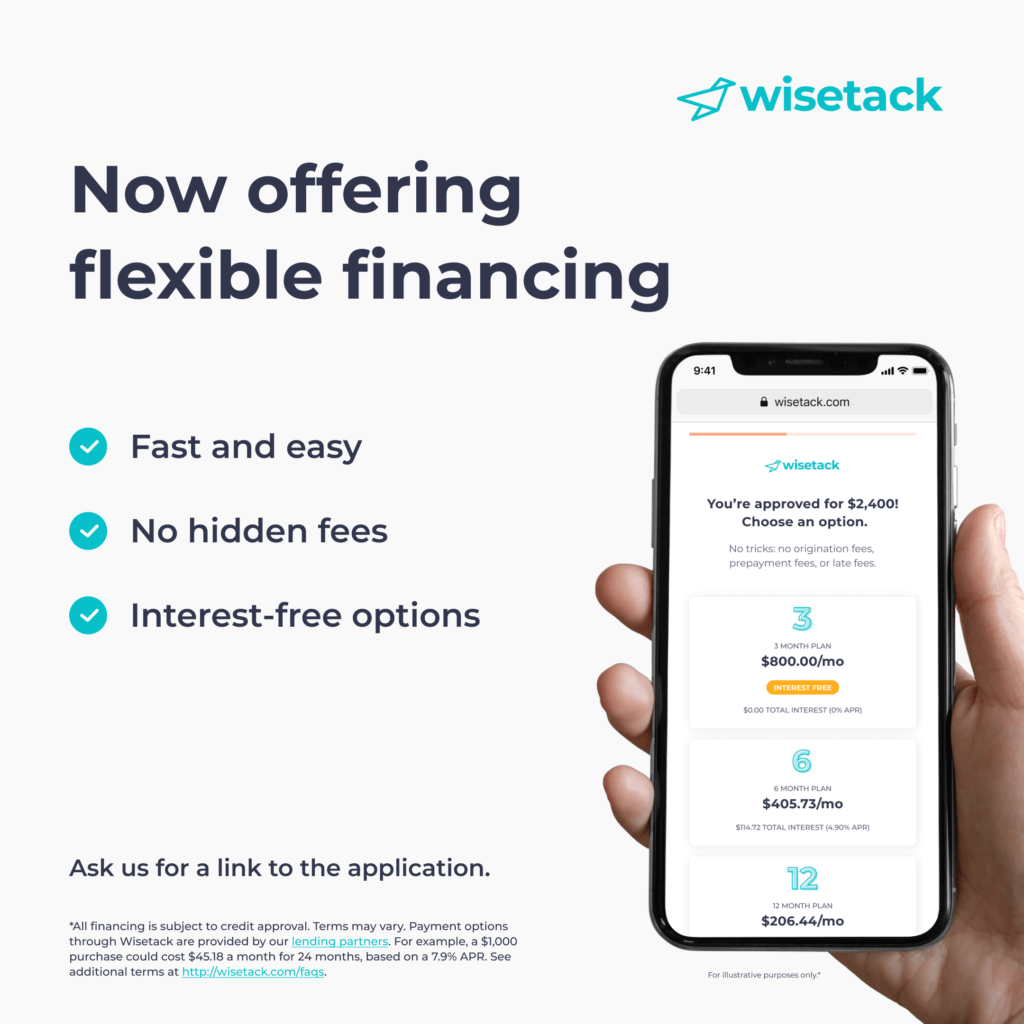 Wisetack financing