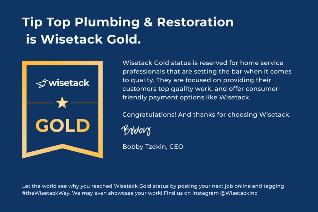 Wisetack Gold Member Award