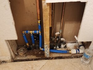Leak Repair with PEX Pipe