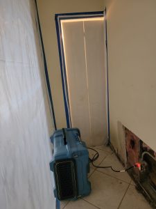 Dry Out Process Inside Containment Area