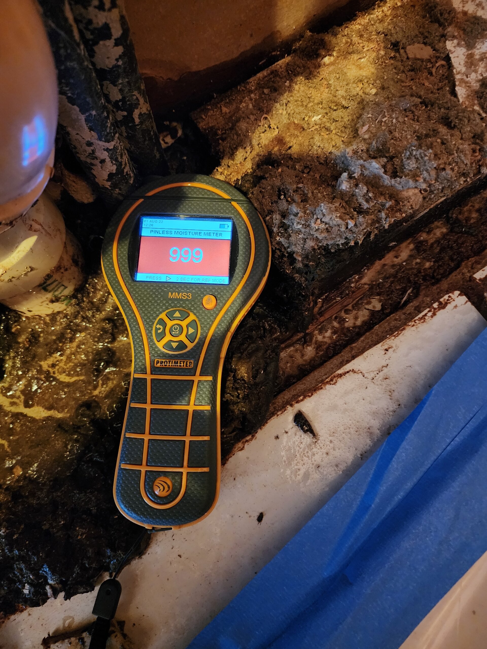 Moisture Test After Water Leak Occur