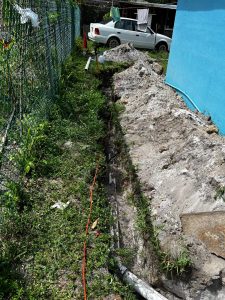 Sewer Line Replacement Trench2