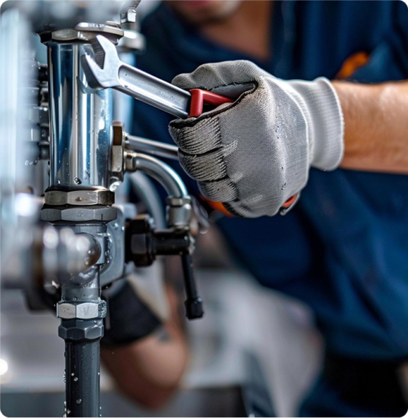 Tip Top Plumbing’s professional camera inspection equipment positioned near a residential cleanout area, emphasizing the tools and methodical setup used for accurate underground diagnostics.