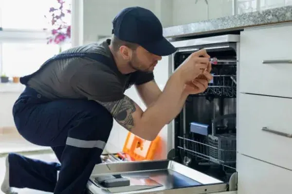 Tip Top Plumbing’s expert appliance installation in a Broward County home, featuring organized water connections, precision fitting, and high-quality workmanship that ensures reliability and safety.