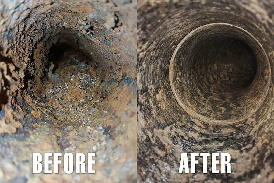 Hydro jetting equipment clearing a sewer line at a Pembroke Pines home. Tip Top Plumbing uses high-pressure water to remove stubborn blockages, grease, and debris from residential and commercial pipes. This powerful drain cleaning method helps prevent future backups and keeps South Florida plumbing systems flowing properly. Available with flat-rate pricing and same-day service across Broward County.