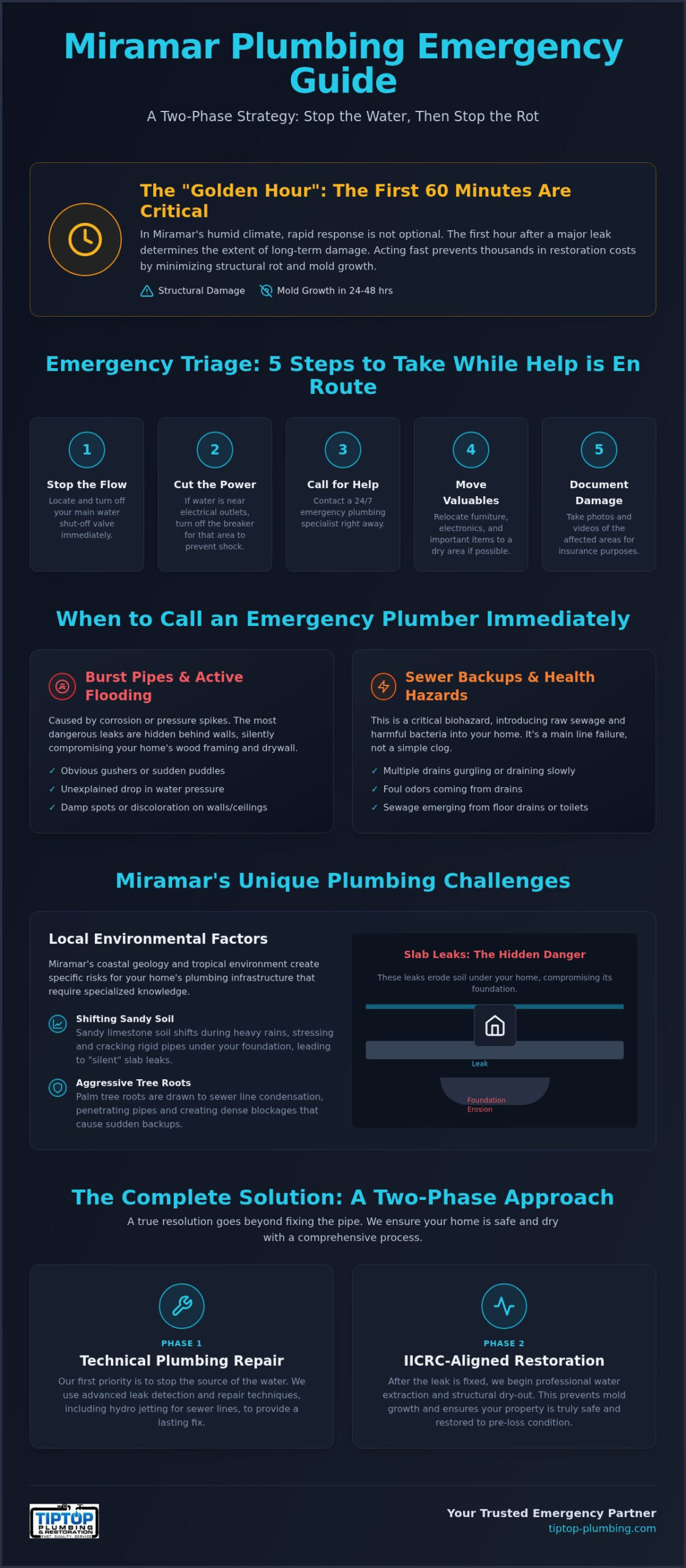 24 Hour Emergency Plumber Miramar: Rapid Response & Property Restoration (2026)