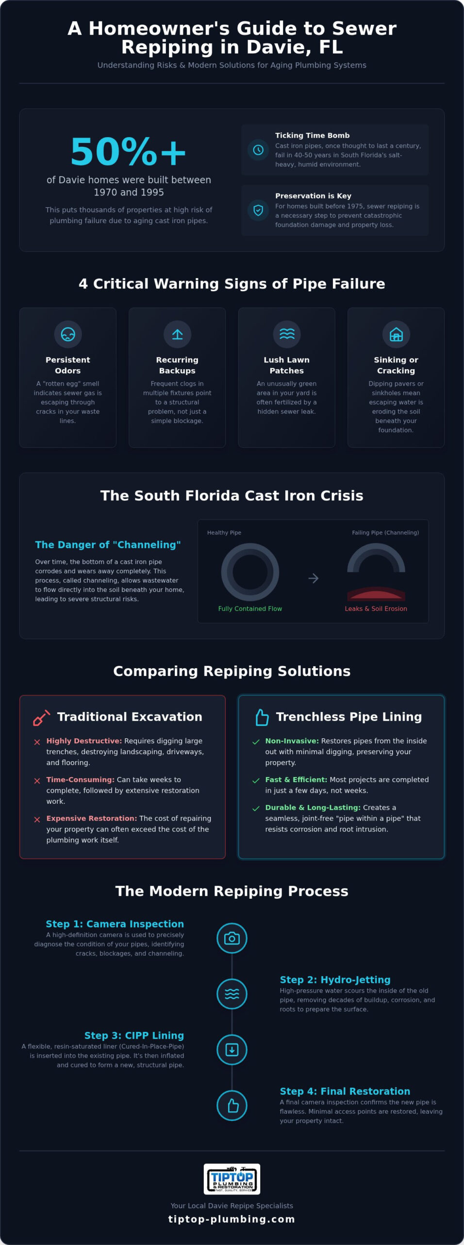 Sewer Repiping in Davie, FL: The Complete 2026 Homeowner’s Guide