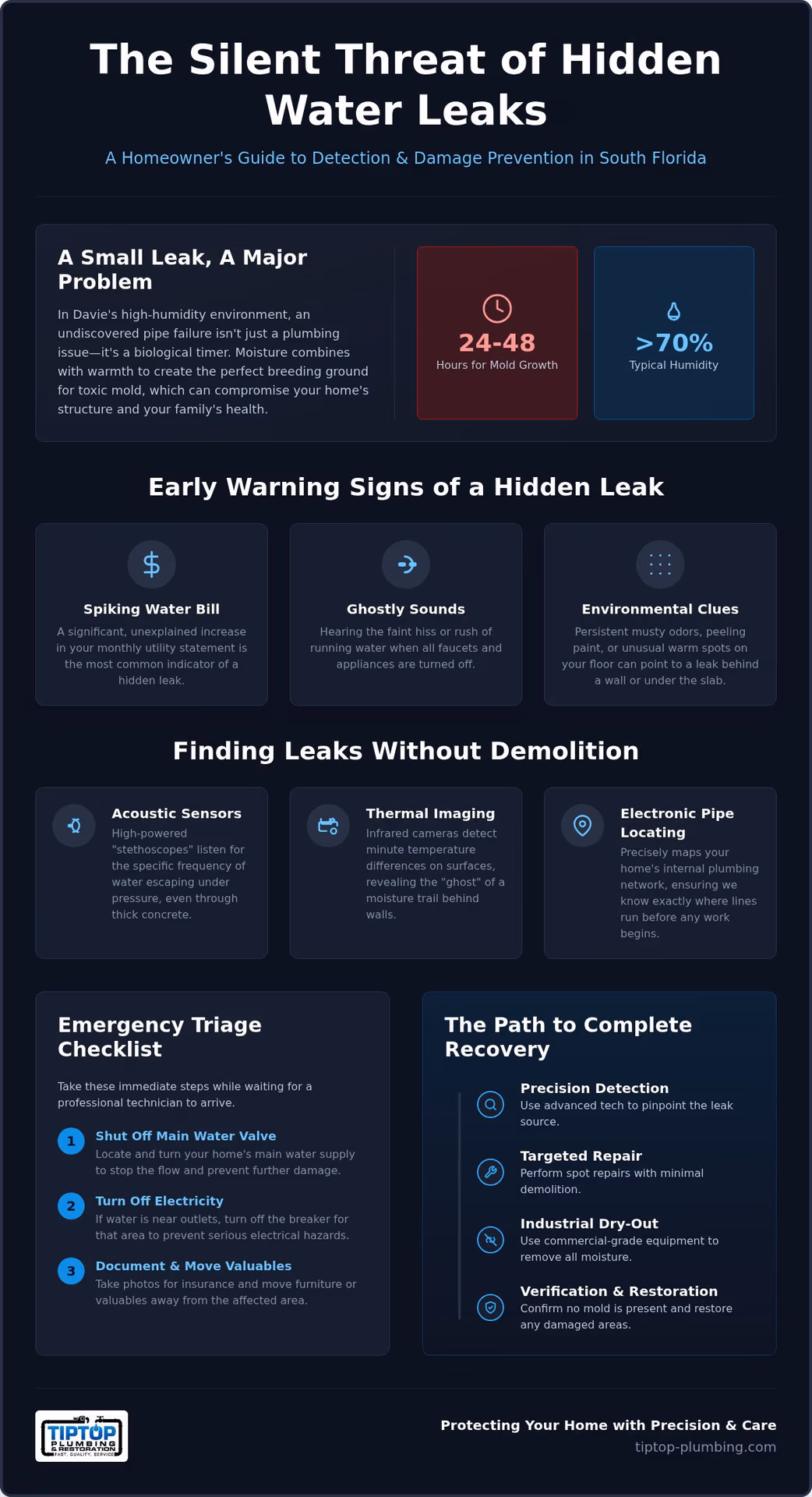 Expert Leak Detection Davie FL: Stop Hidden Water Damage Today