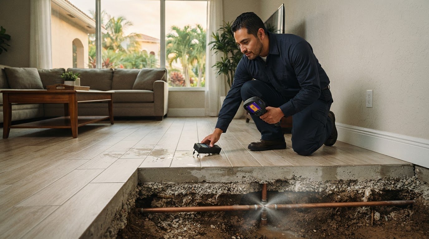 Signs of a Slab Leak: 7 Warning Signs Broward County Homeowners Should Know