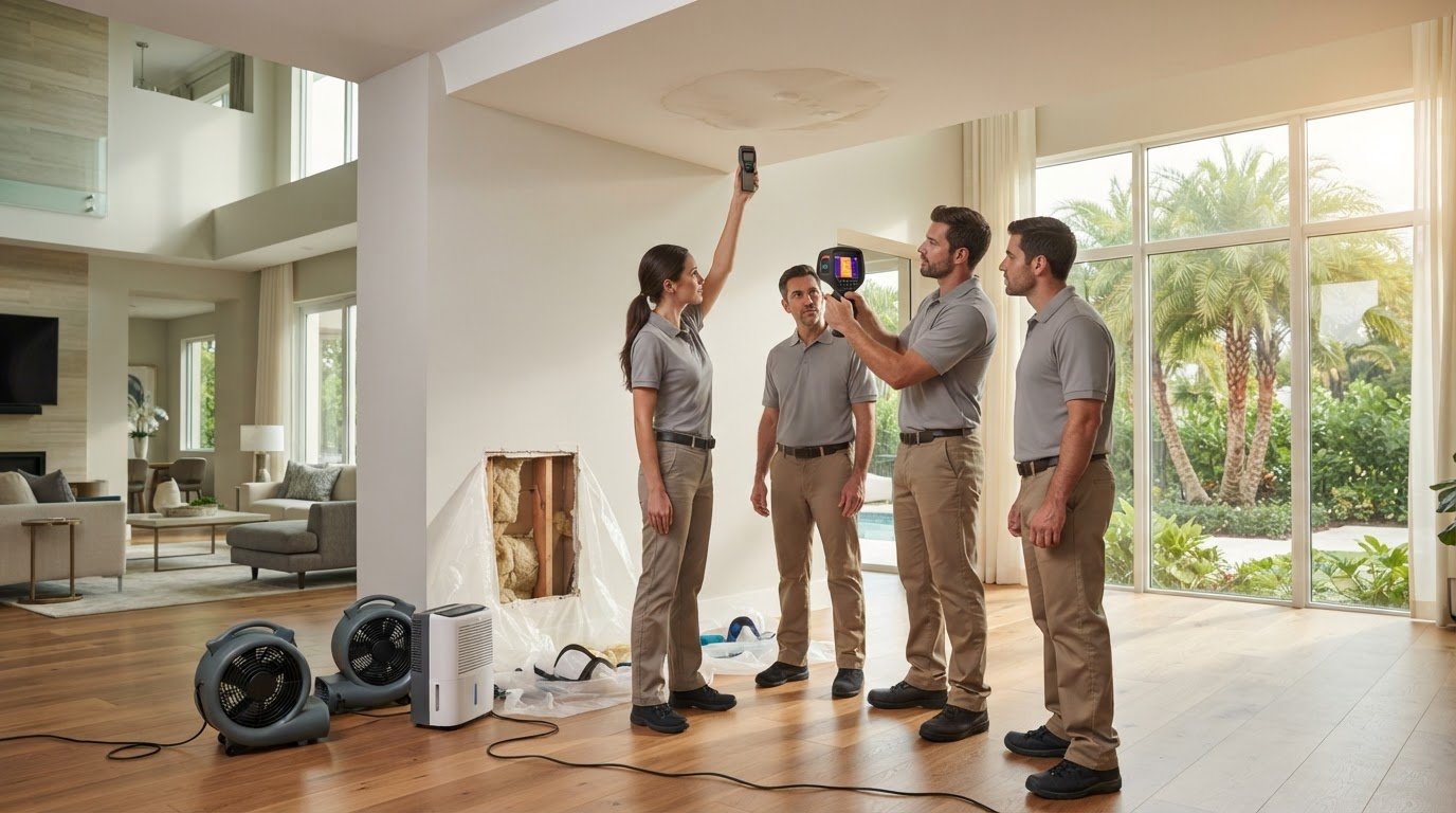 Drywall Water Damage Restoration in Weston: What to Expect