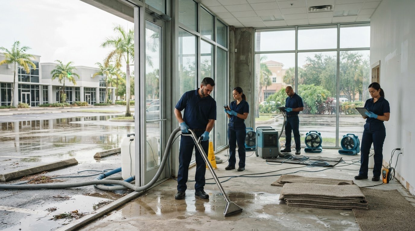 Business Flood Cleanup in Sunrise, FL: Insurance and Drying