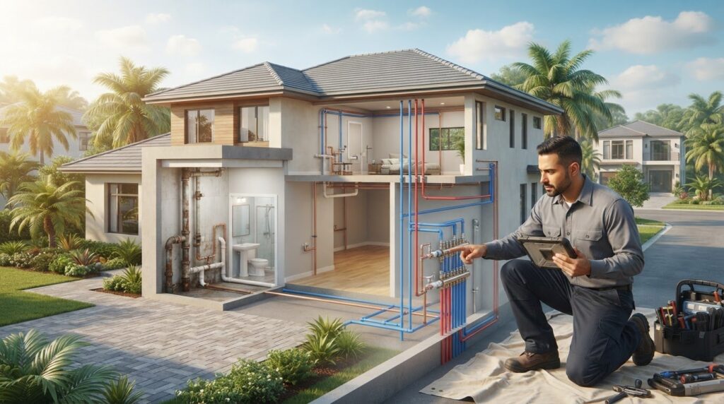 Cost of repiping a house in Miramar: Compare your options